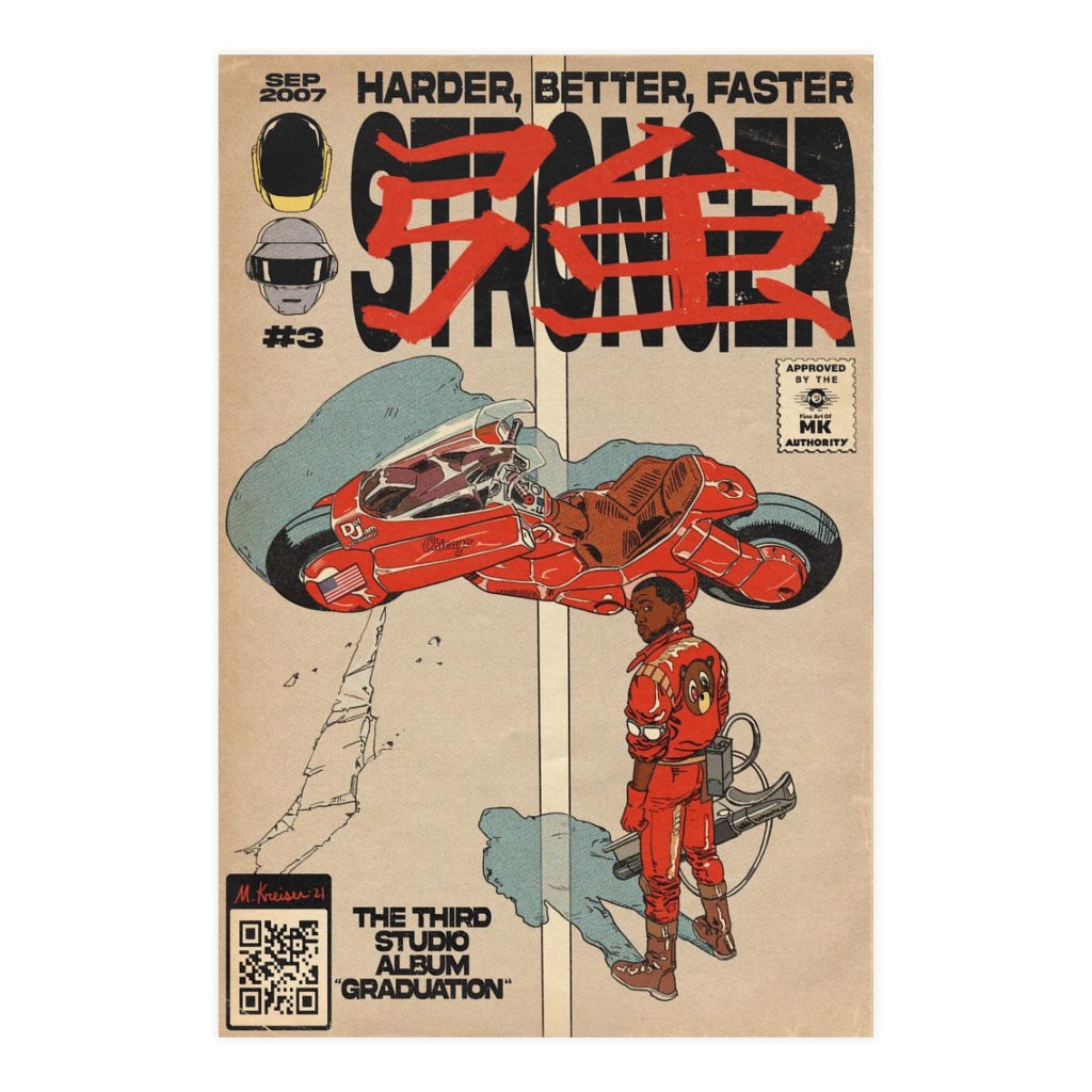 Kanye West- Stronger – Akira – Vertical Matte Posters