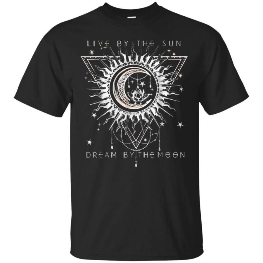 AGR Live By The Sun Dream By The Moon Boho Graphic Tshirt Jaq T-shirt