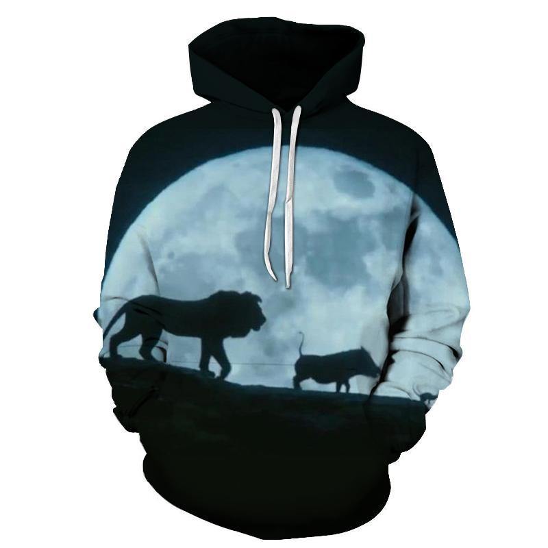 3D Simba, Timon, & Pumbaa – Hoodie, Sweatshirt, Pullover