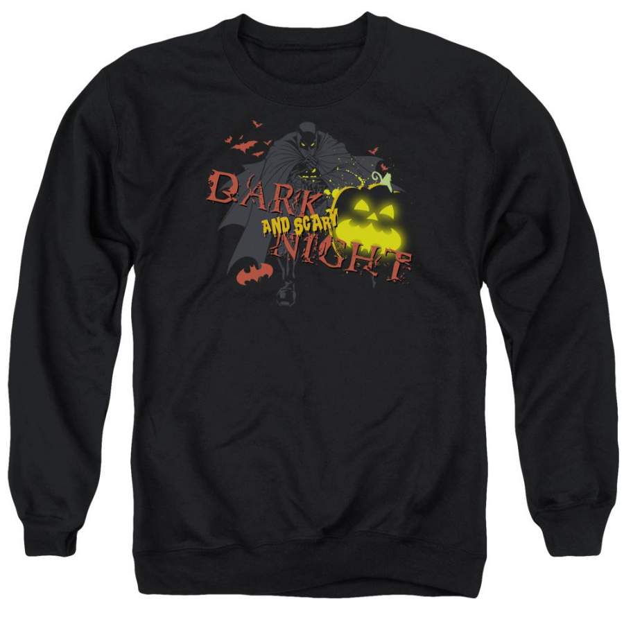 Batman – Dark And Scary Night Adult Crewneck Sweatshirt