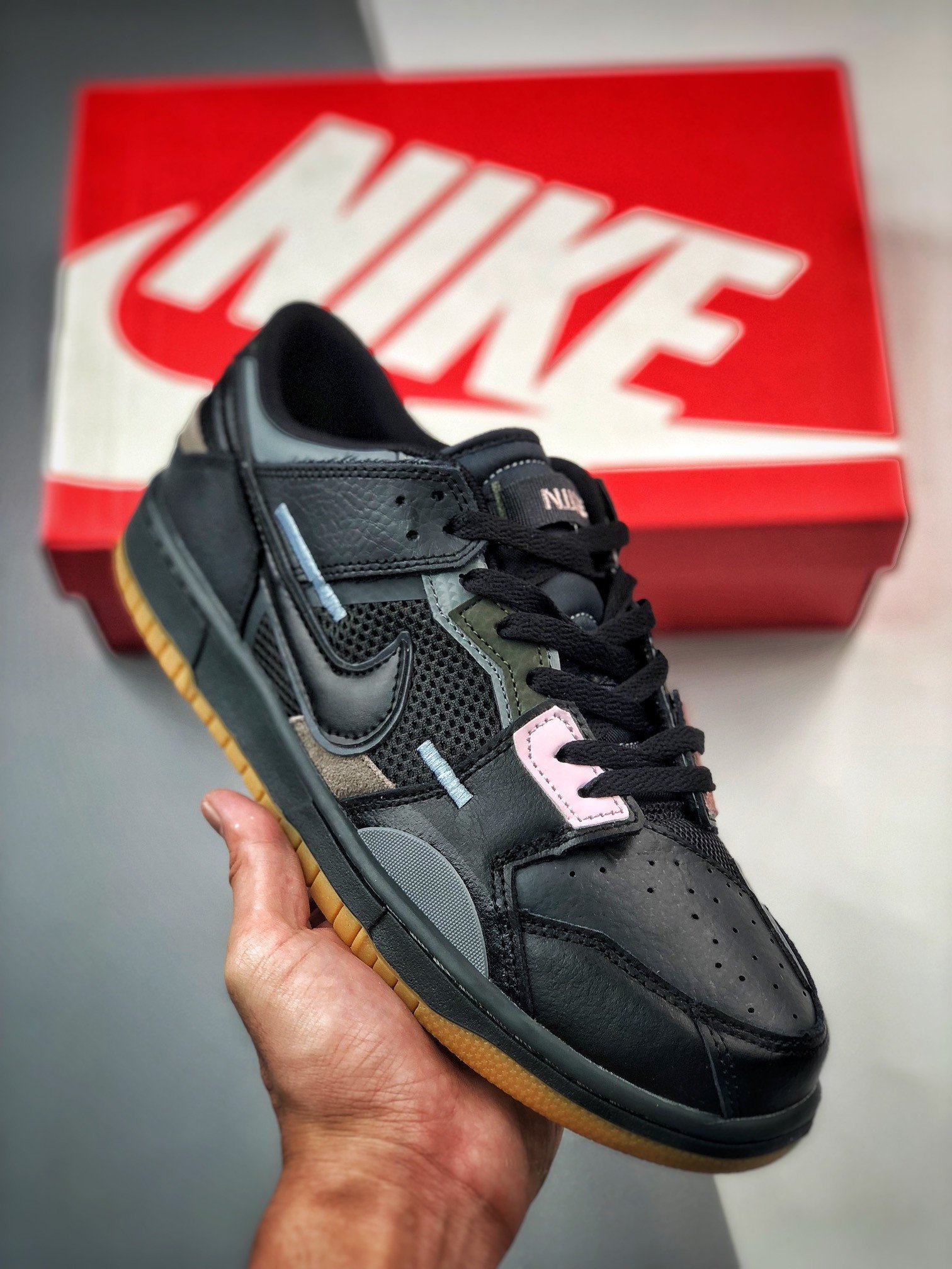 Nike Dunk Low Scrap ‘Black Gum’ DB0500-001 5339254