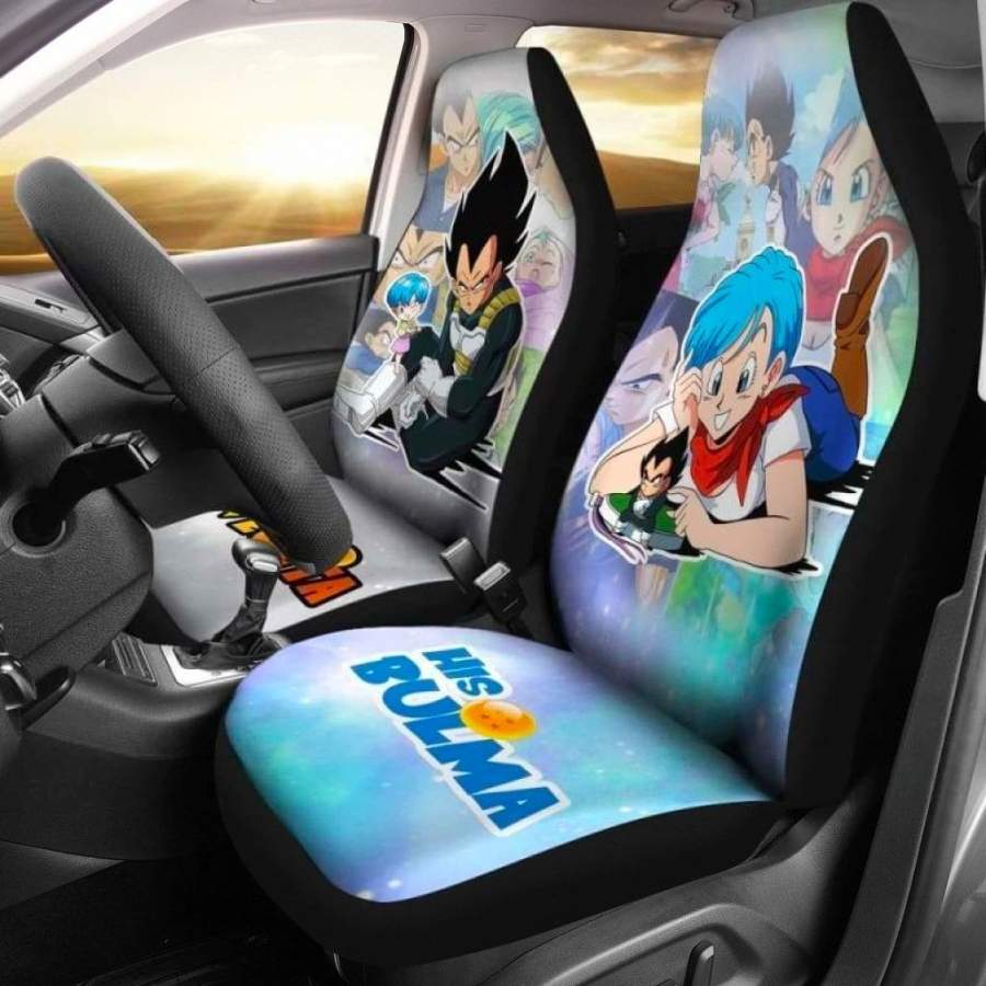 His Bulma Her Vegeta Car Seat Covers Dragon Ball Z - Ford Fiesta T Shirt