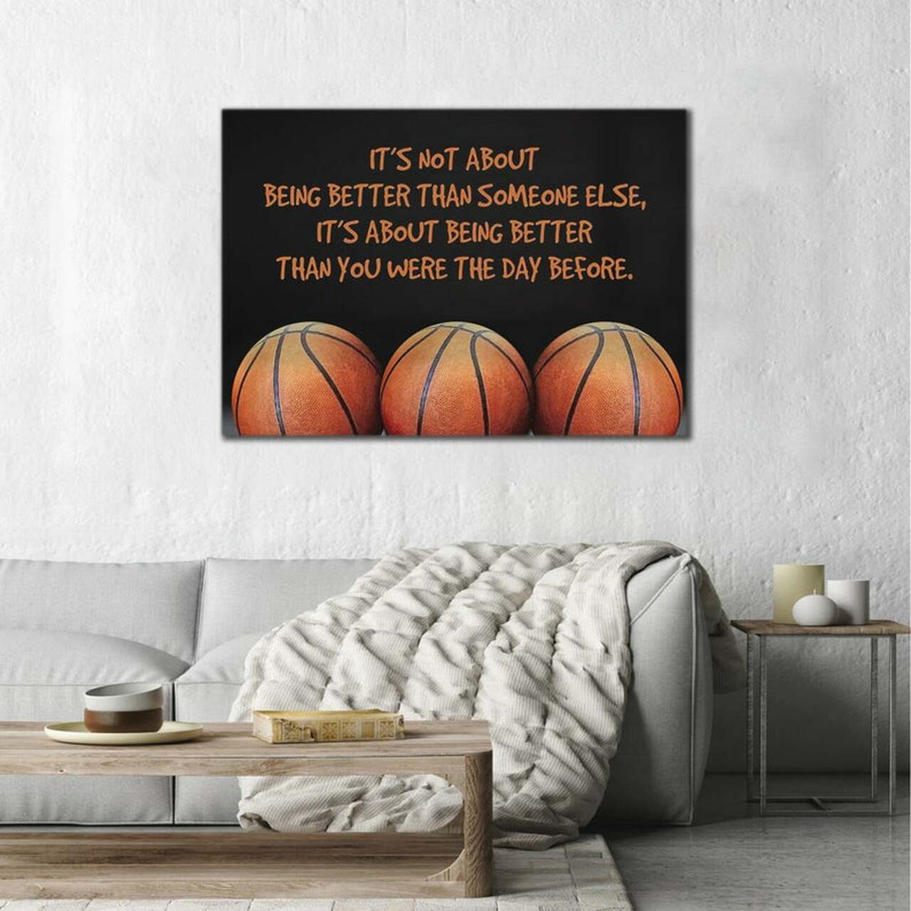 Basketball Premium Canvas Wall Art