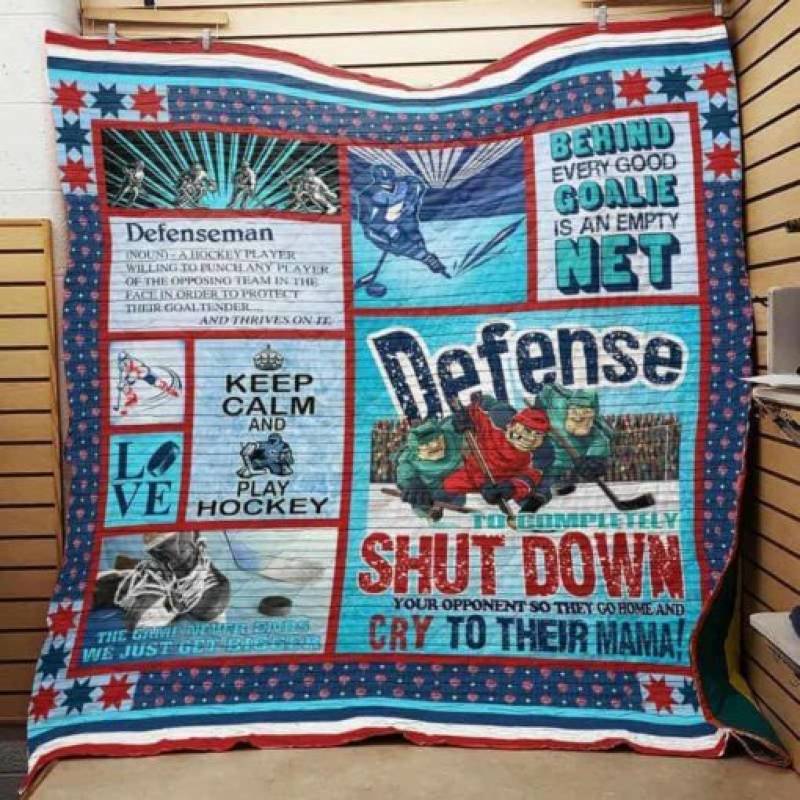 Hockey Defense J1501 83O36 Blanket