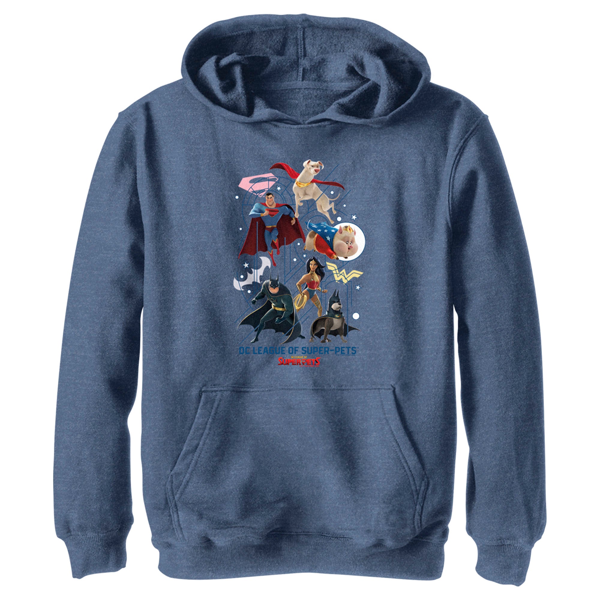 Boy’S Dc League Of Super-Pets Super Squad Pull Over Hoodie