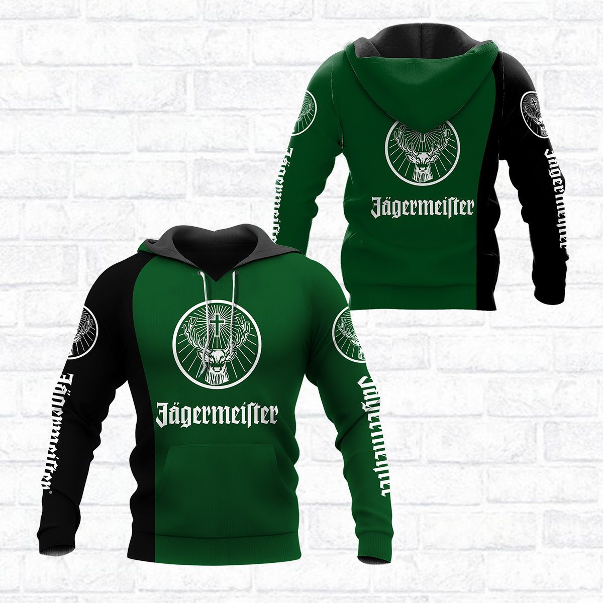 3D All Over Printed Jagermeister TNC-HL Shirts Ver1 (Green)