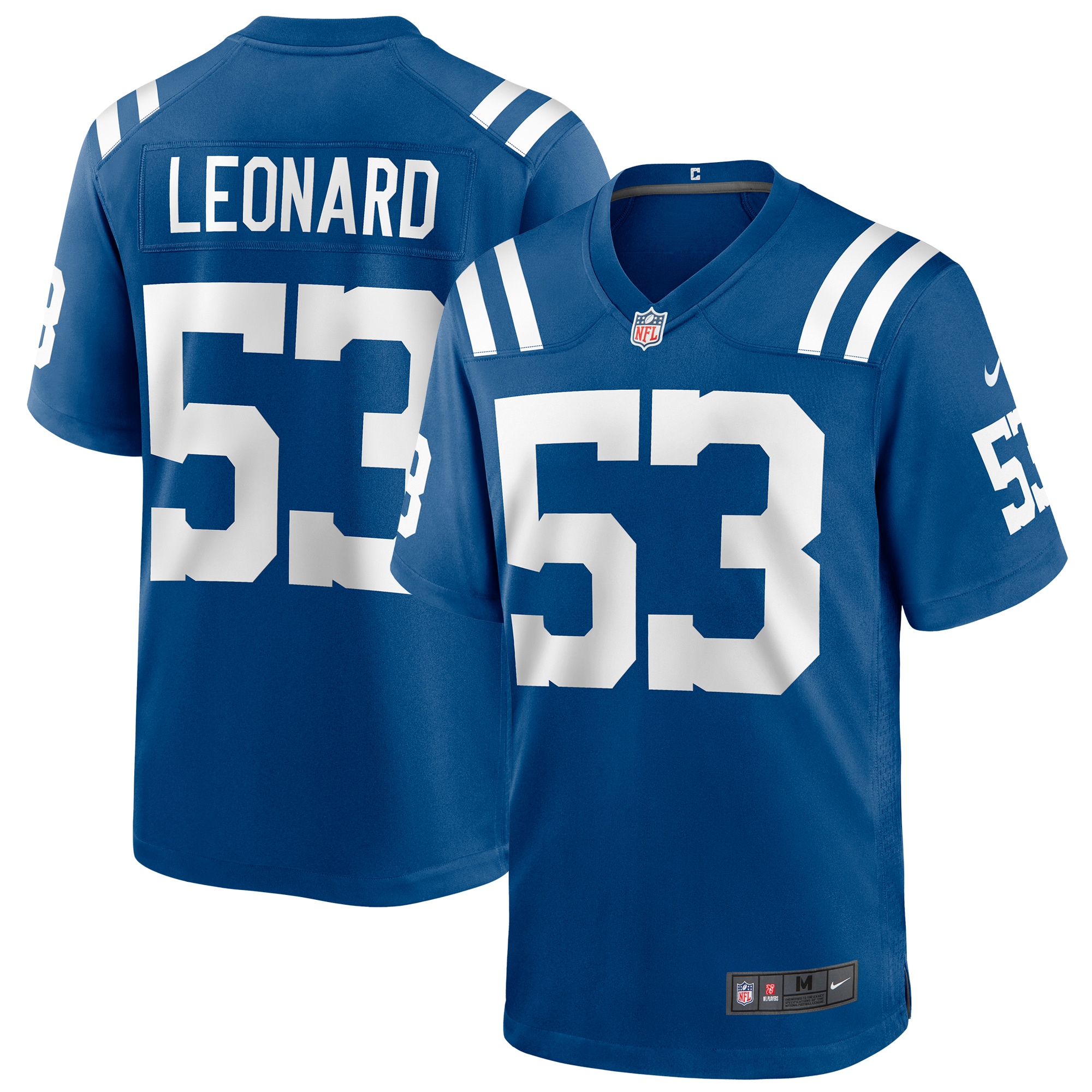 Shaquille Leonard Indianapolis Colts Game Player Jersey – Royal