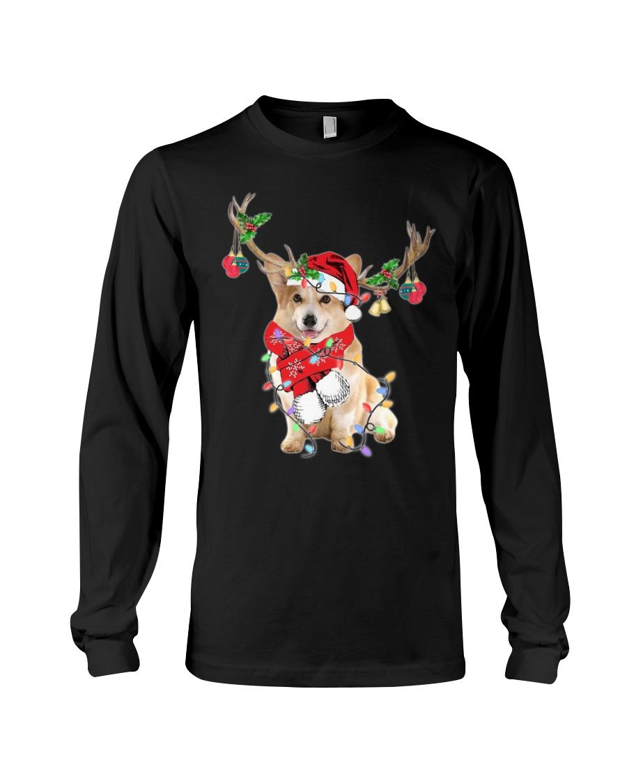 Reindeer – Corgi Long Sleeve Tee