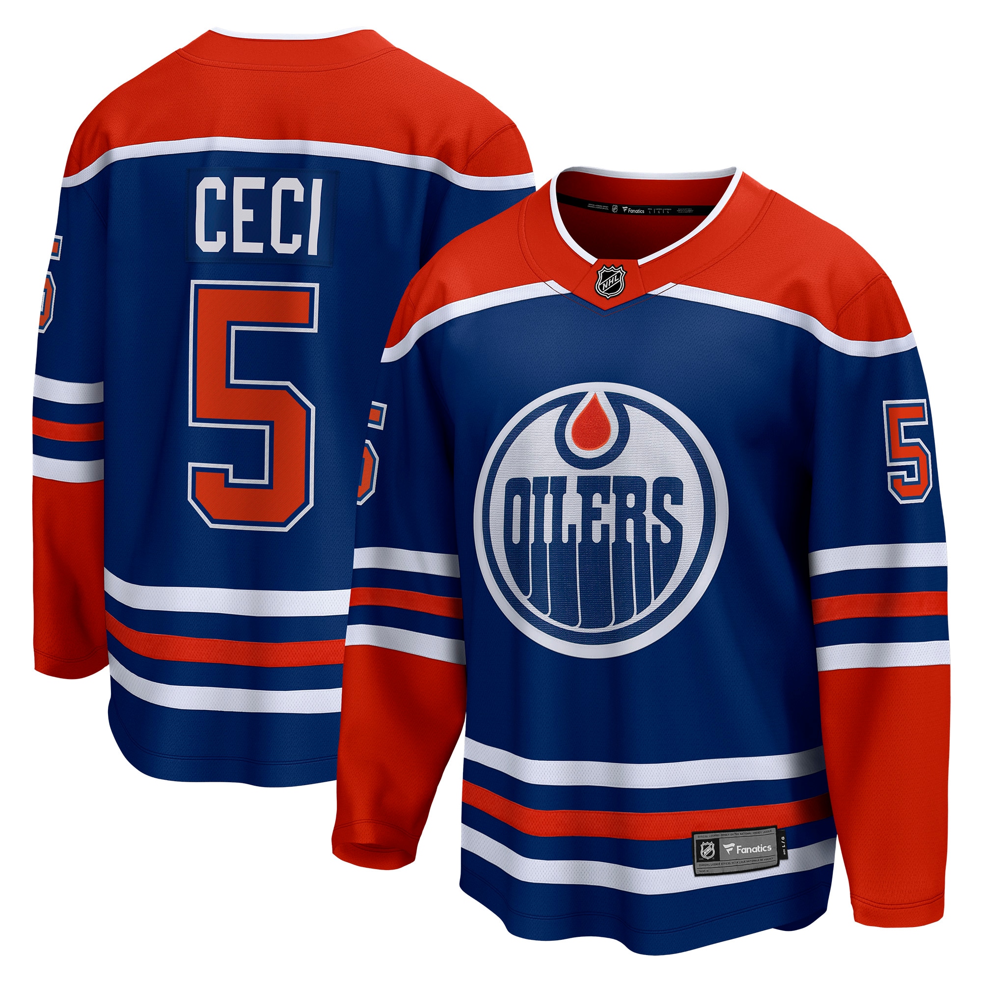 Cody Ceci Edmonton Oilers Branded Home Breakaway Player Jersey – Royal