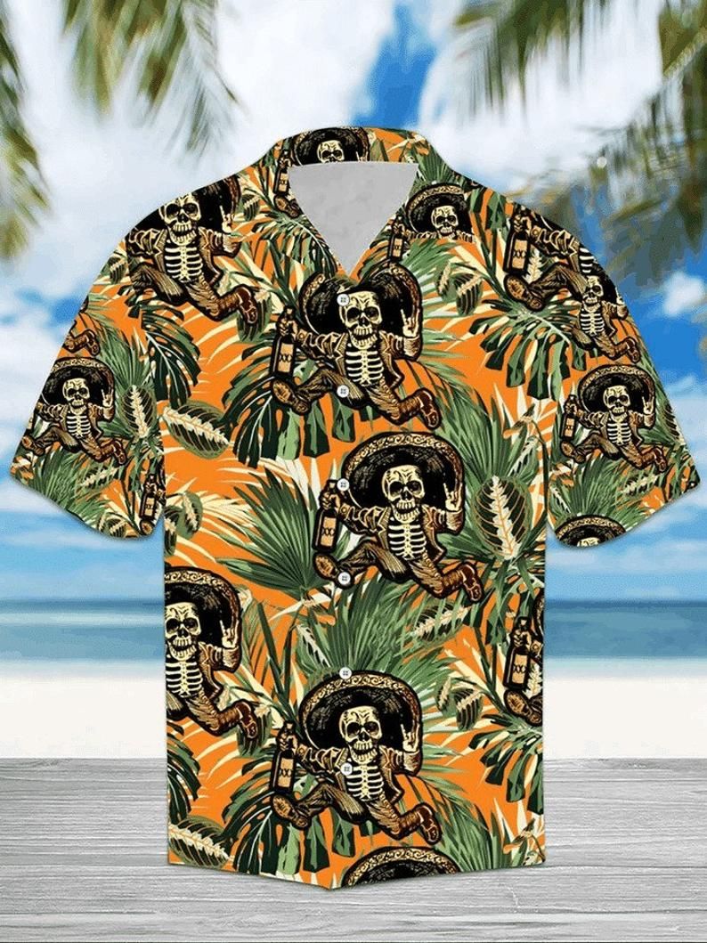 Skull Multicolor Nice Design Hawaii Shirt Ha19108