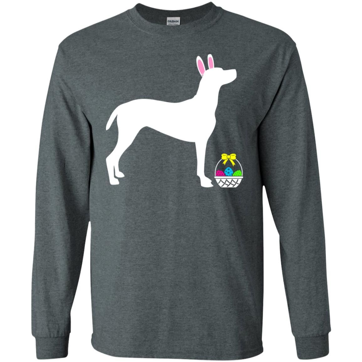 Shop Vizsla Easter Bunny Dog Silhouette T-Shirt