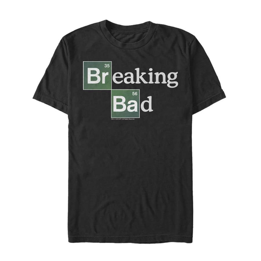 Breaking Bad Men’s Periodic Table Logo  T Shirt