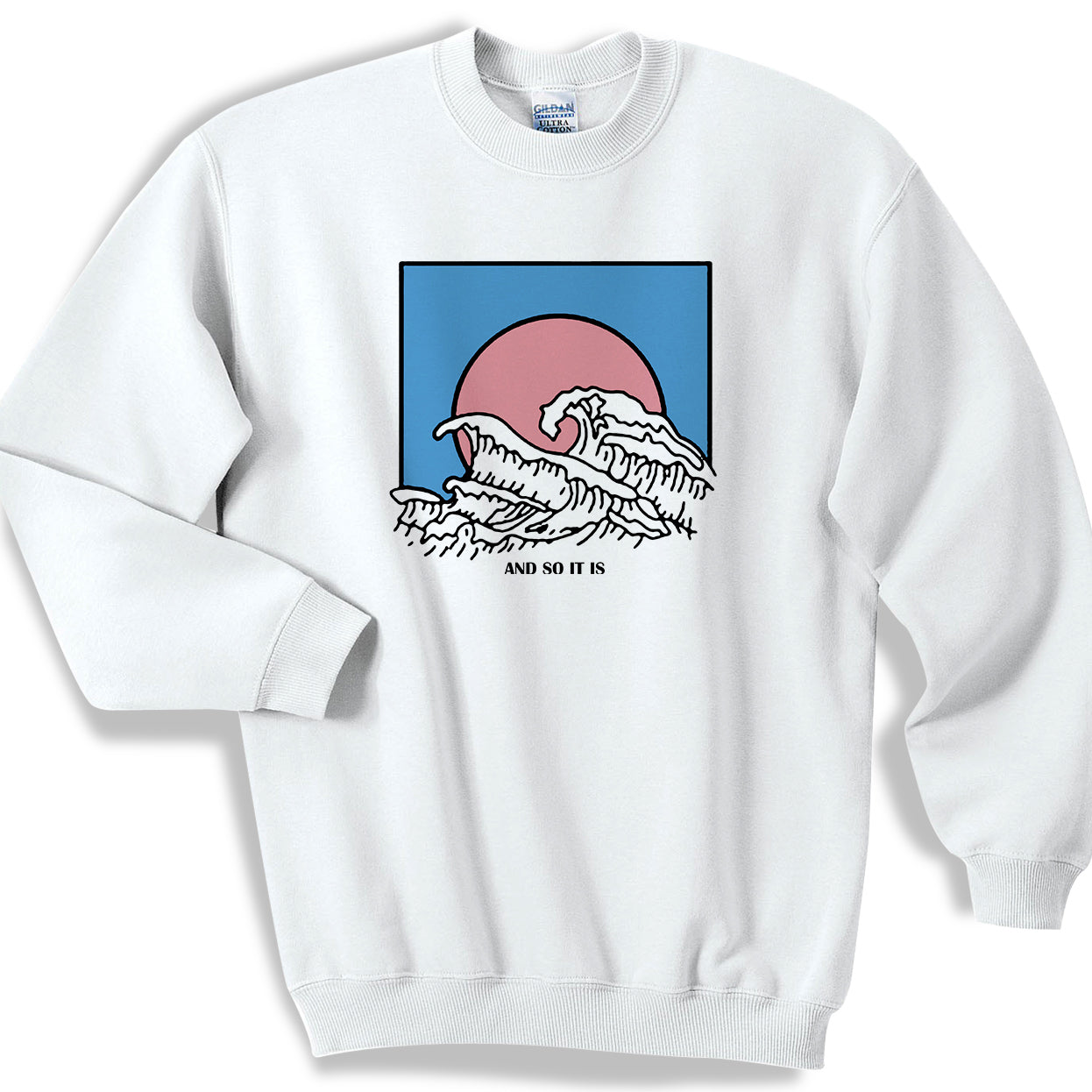 So It Is Ocean Wave Aesthetic Sweater Sweatshirt