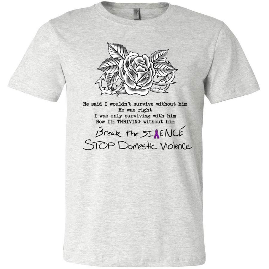 Break The Silence Domestic Violence T-Shirts