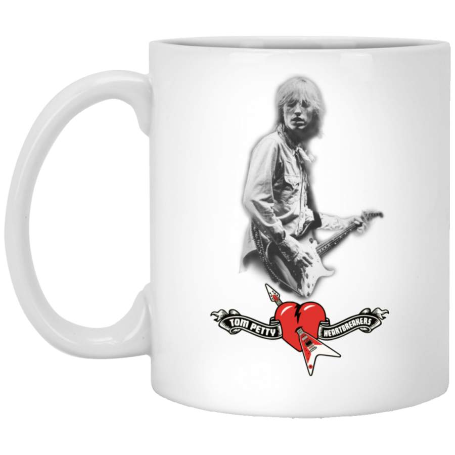 Rip Tom Petty Heartbreakers White Mug