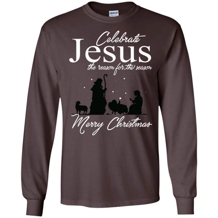 Jesus Is The Reason For The Season Shirt For Christians LS T-Shirt