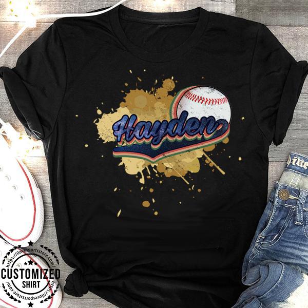 Baseball – Name – Customized Shirt #Hu1972019Hi