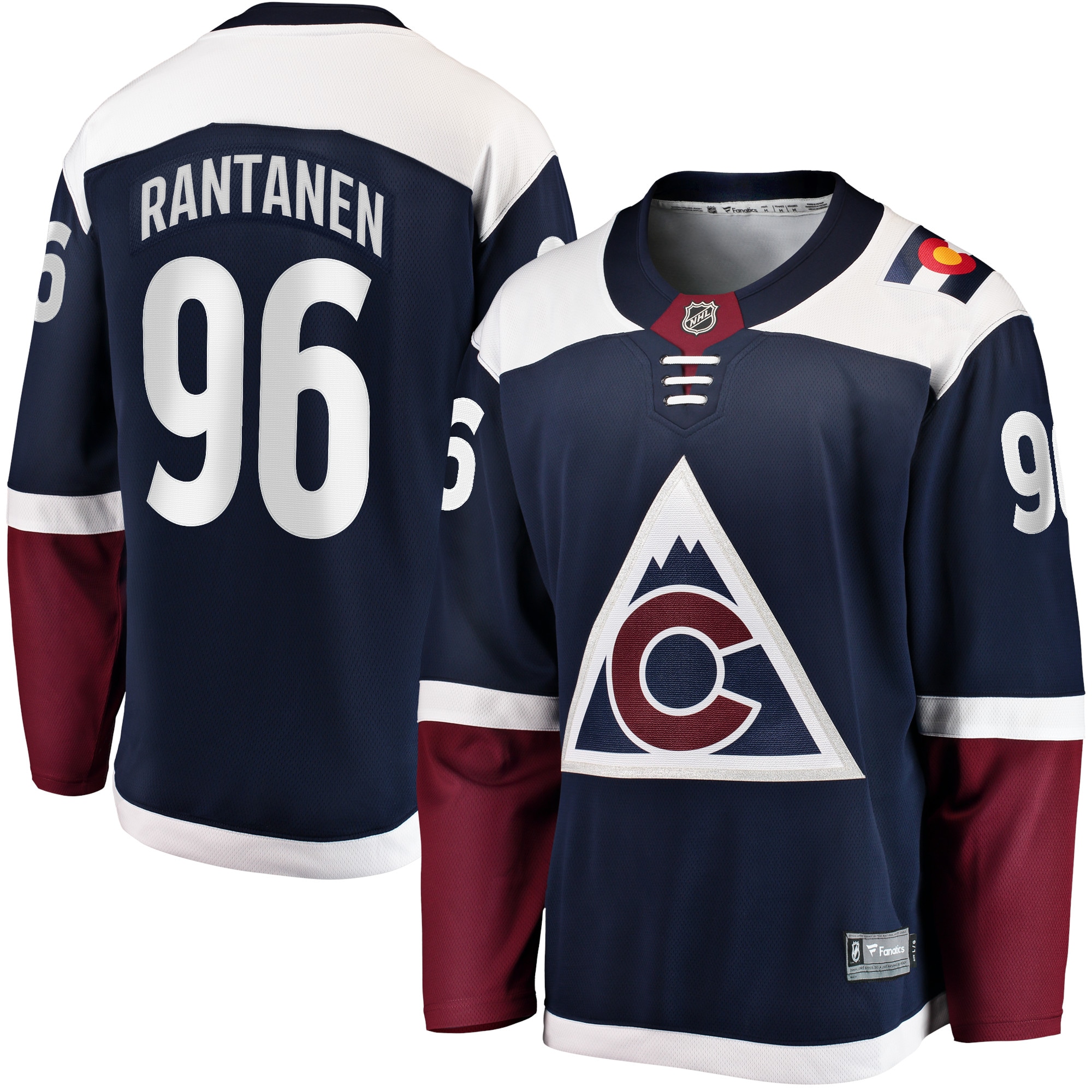 Mikko Rantanen Colorado Avalanche Branded Premier Breakaway Player Jersey – Navy