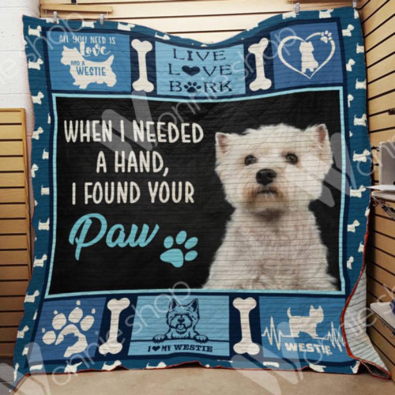 Westie Dog Blanket DCB1603 81O39