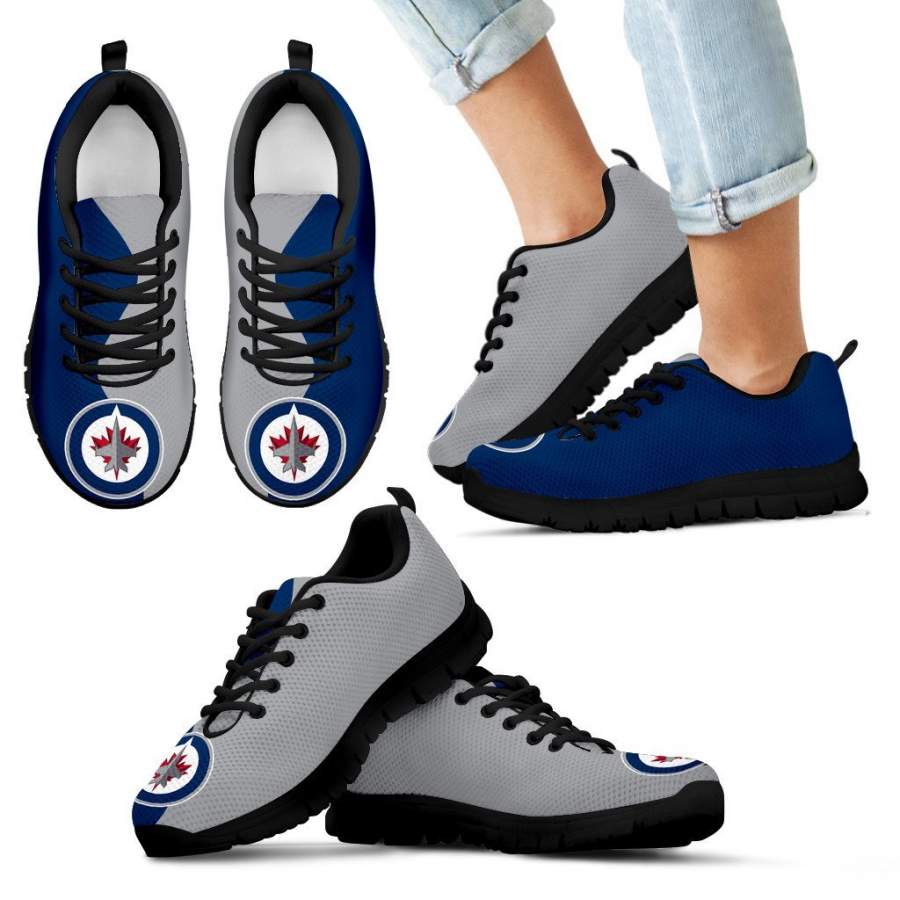 Two Colors Trending Lovely Winnipeg Jets Sneakers