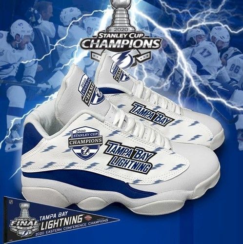 Tampa Bay Lightning Custom Tennis Shoes Air Jd13 Sneakers Gift For Fan