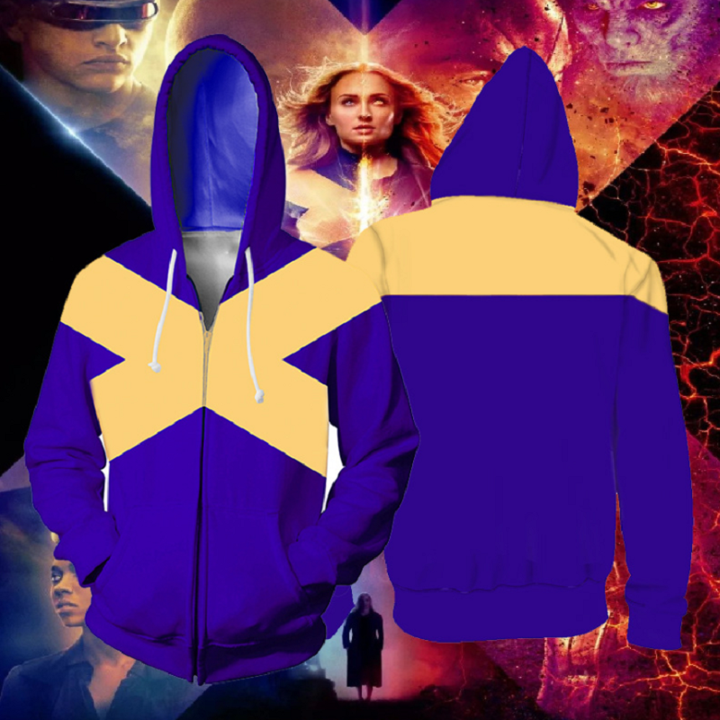 X-Men: Dark Phoenix Zip Up Hoodie Csos701