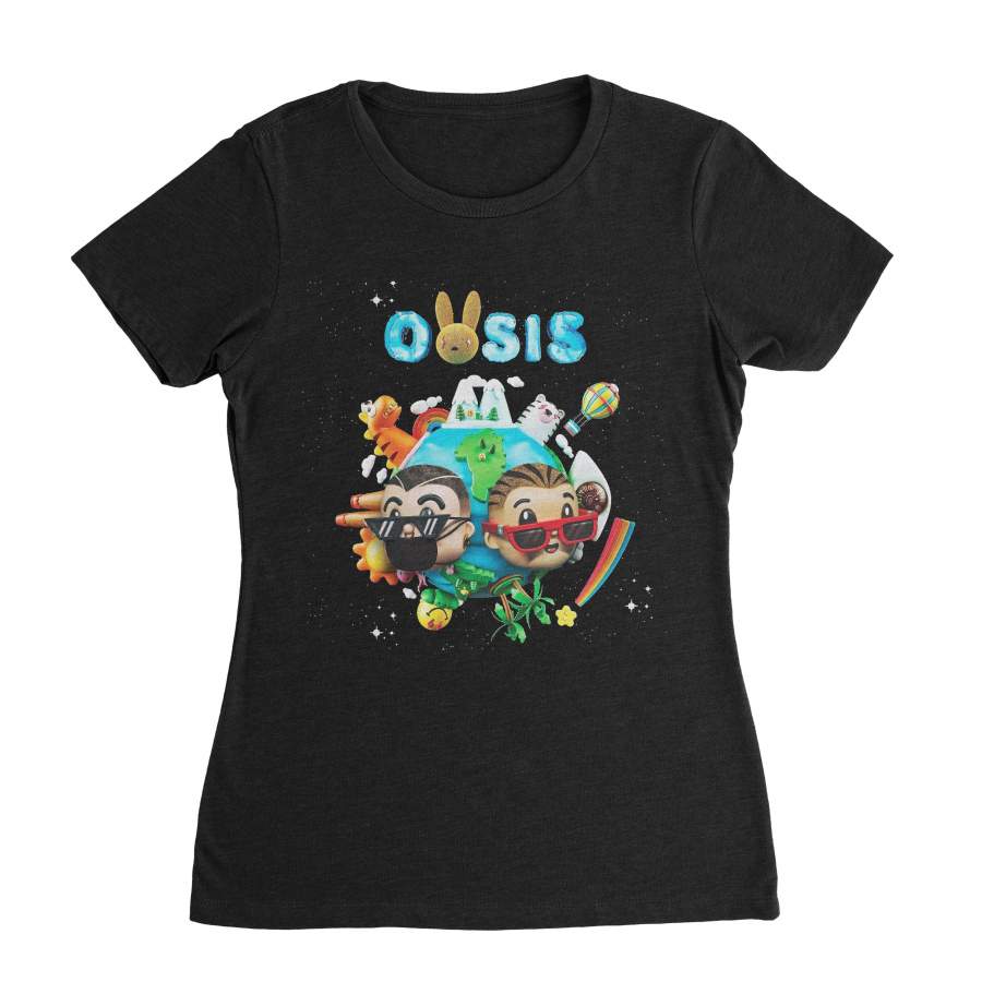 Oasis Bad Bunny J Balvin T-Shirt (Unisex)