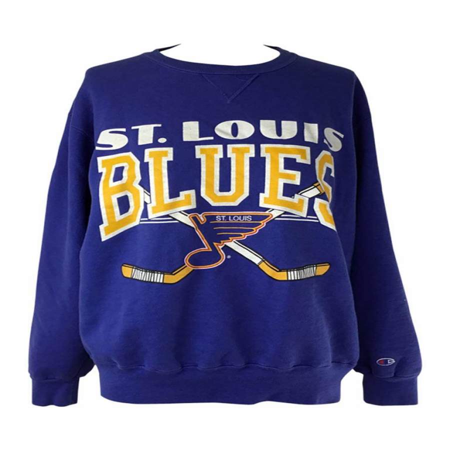 Vintage St. Louis Blues Graphic Sweatshirt S0681