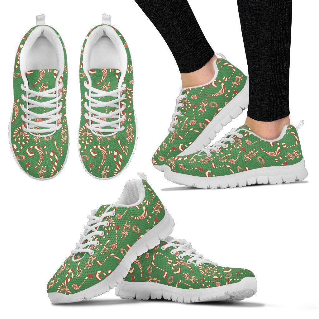 Chrismtas Candy Music Women Sneakers