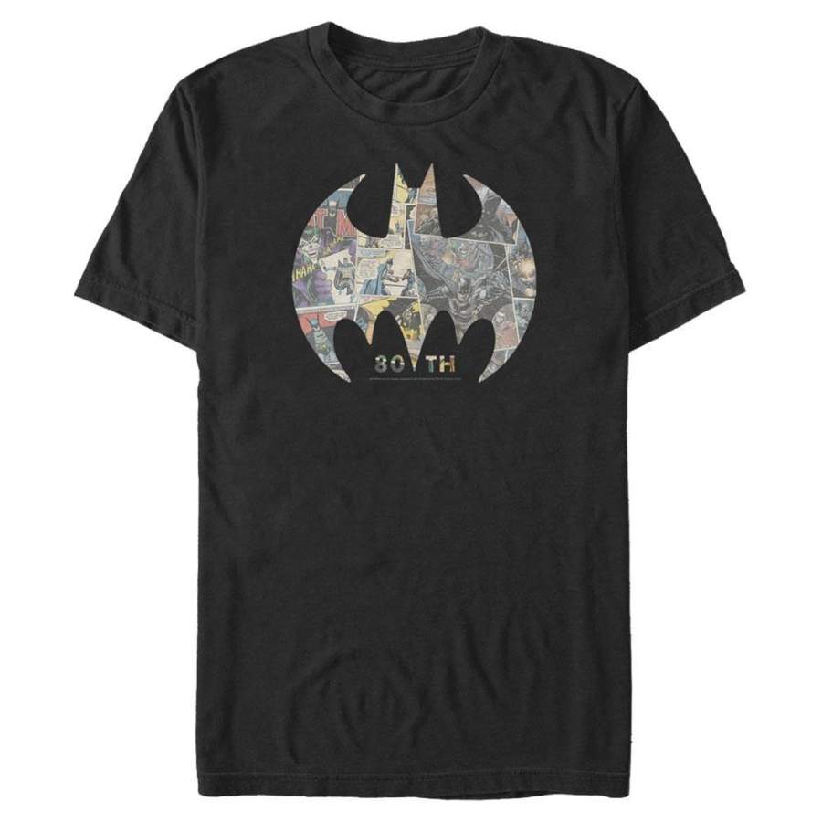 Batman 80th Anniversary Comics – DC Comics: Batman Black T-Shirt