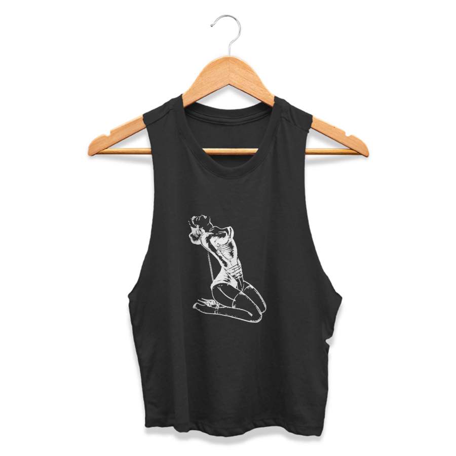 Vintage Fetish Sadomaso Bdsm Bondage Extreme CPY Womans Crop Tanktop Tee