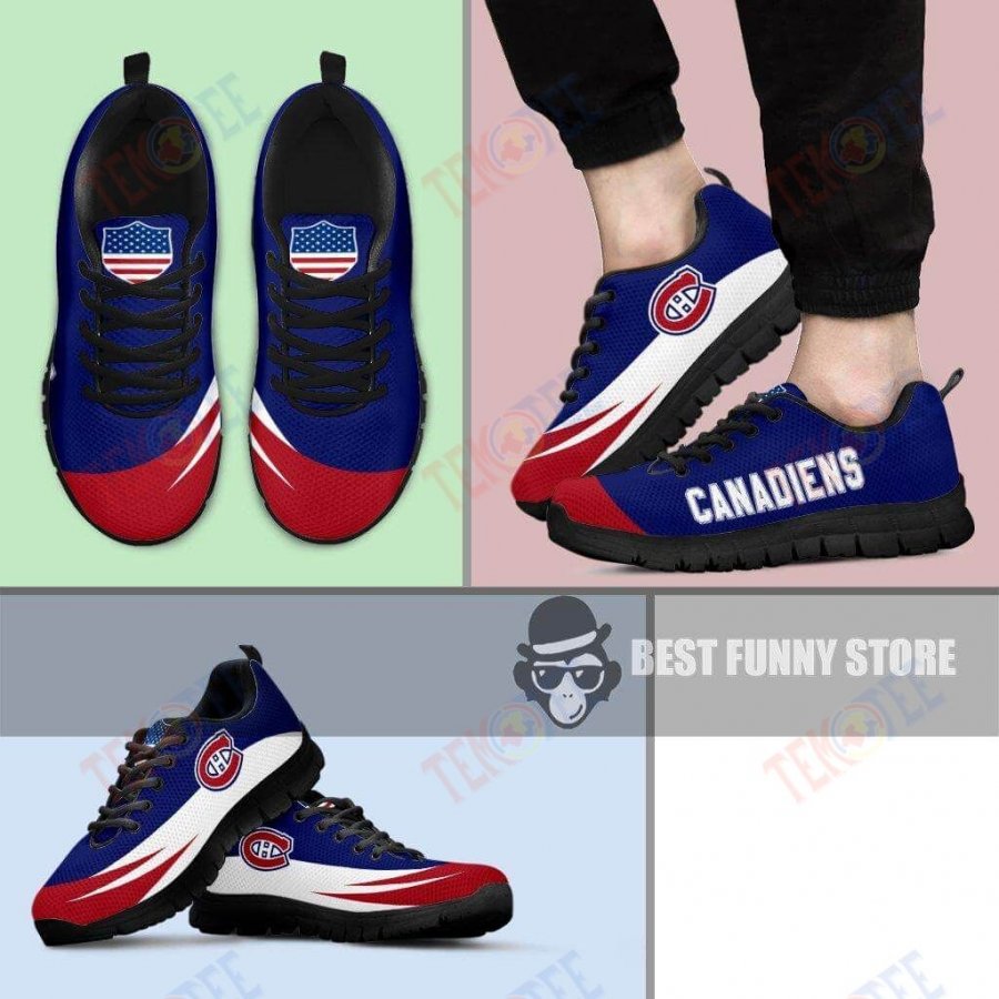 Mens Womens Montreal Canadiens Sneakers Awesome T Logo Sneaker Running Shoes For Men Women TDT660