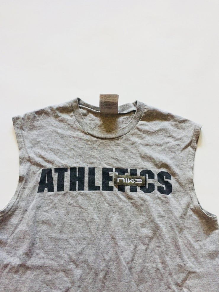 Vintage Athletics Grey Tank Top Usa Shirt