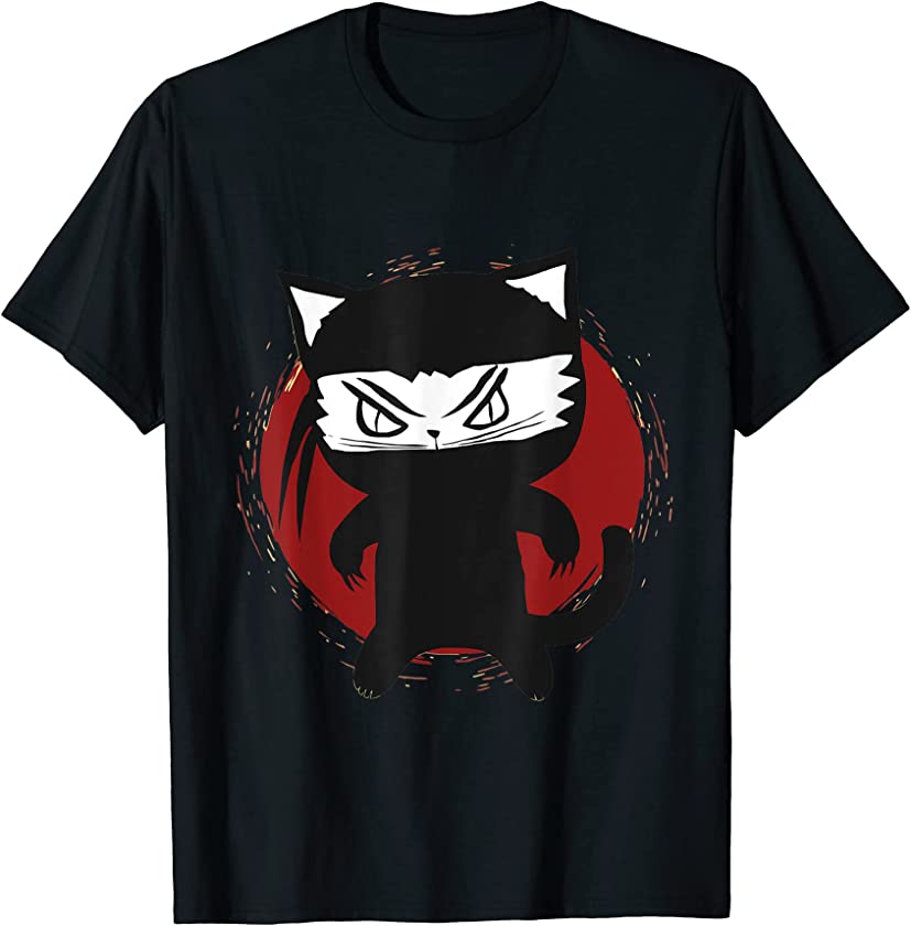 Ninja Cat Night Kitty Shadow Kitten T-Shirt