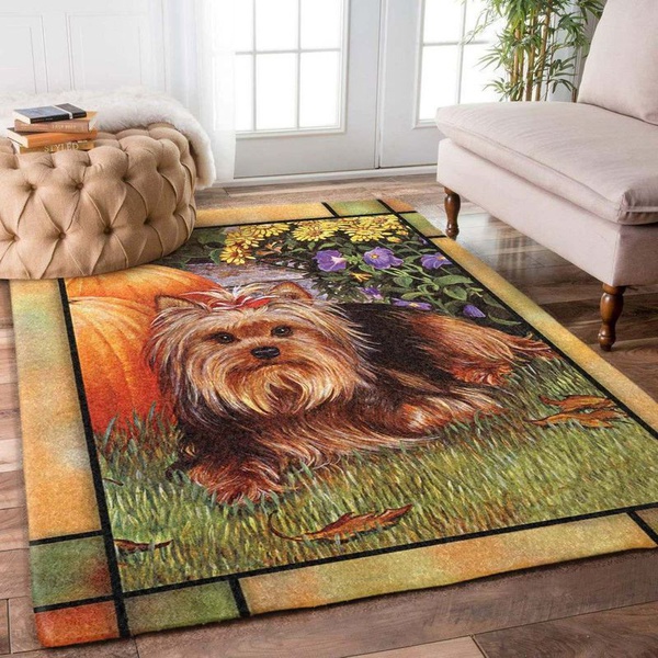 Yorkshire Terrier 9 Area Rug Living Room Rug Home Decor Floor Decor VH3