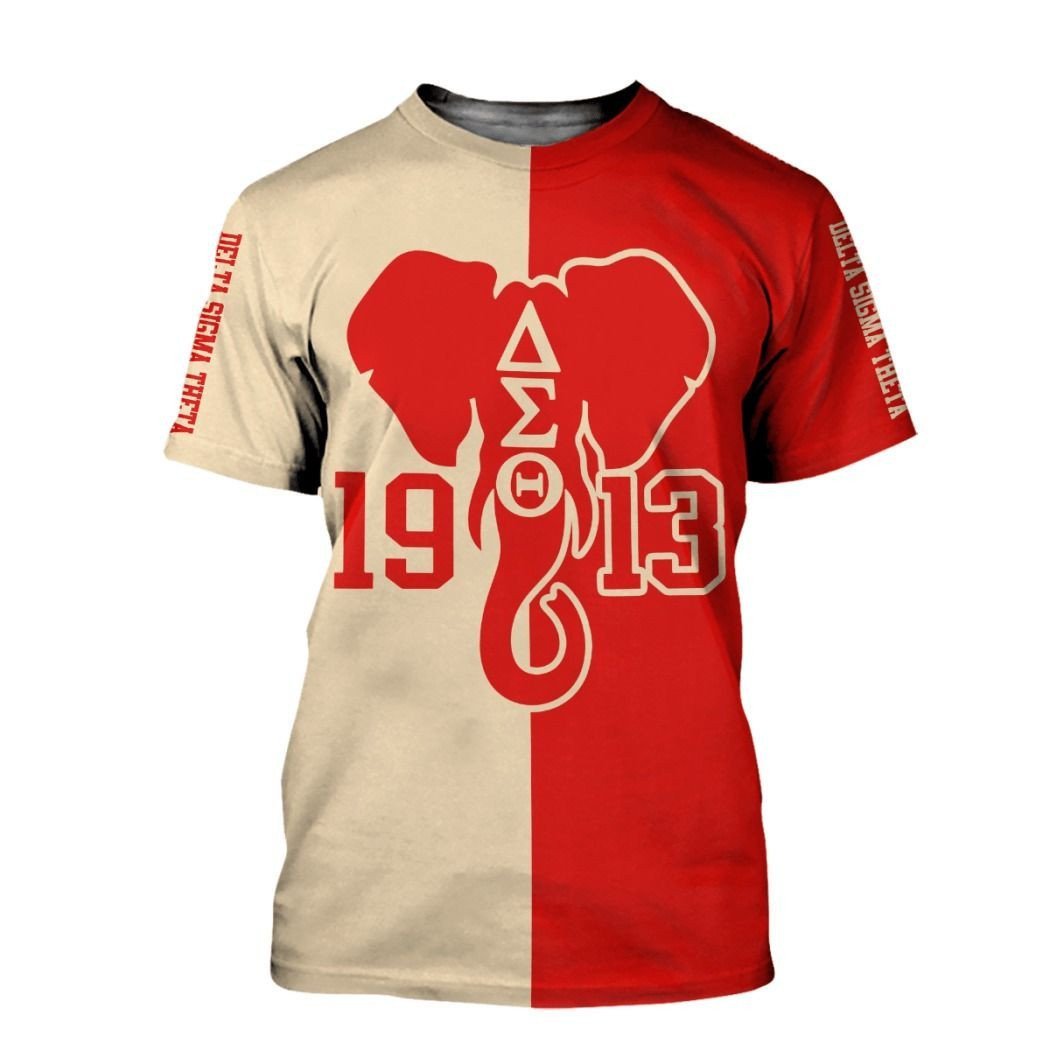 Sorority Tshirt – Delta Sigma Theta Soro Inc Elephant 1913 Tshirt