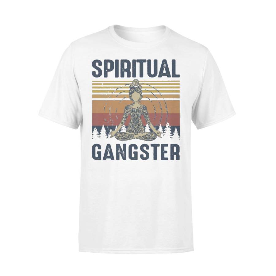 Yoga Girl Spiritual Gangster Vintage T-shirt