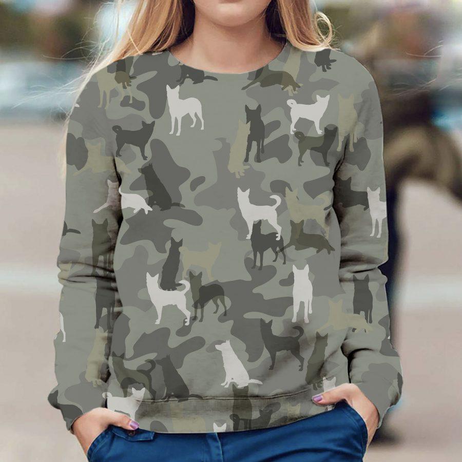 Canaan Dog – Camo – Premium Dog Christmas Ugly Sweatshirt, Dog Ugly Sweater