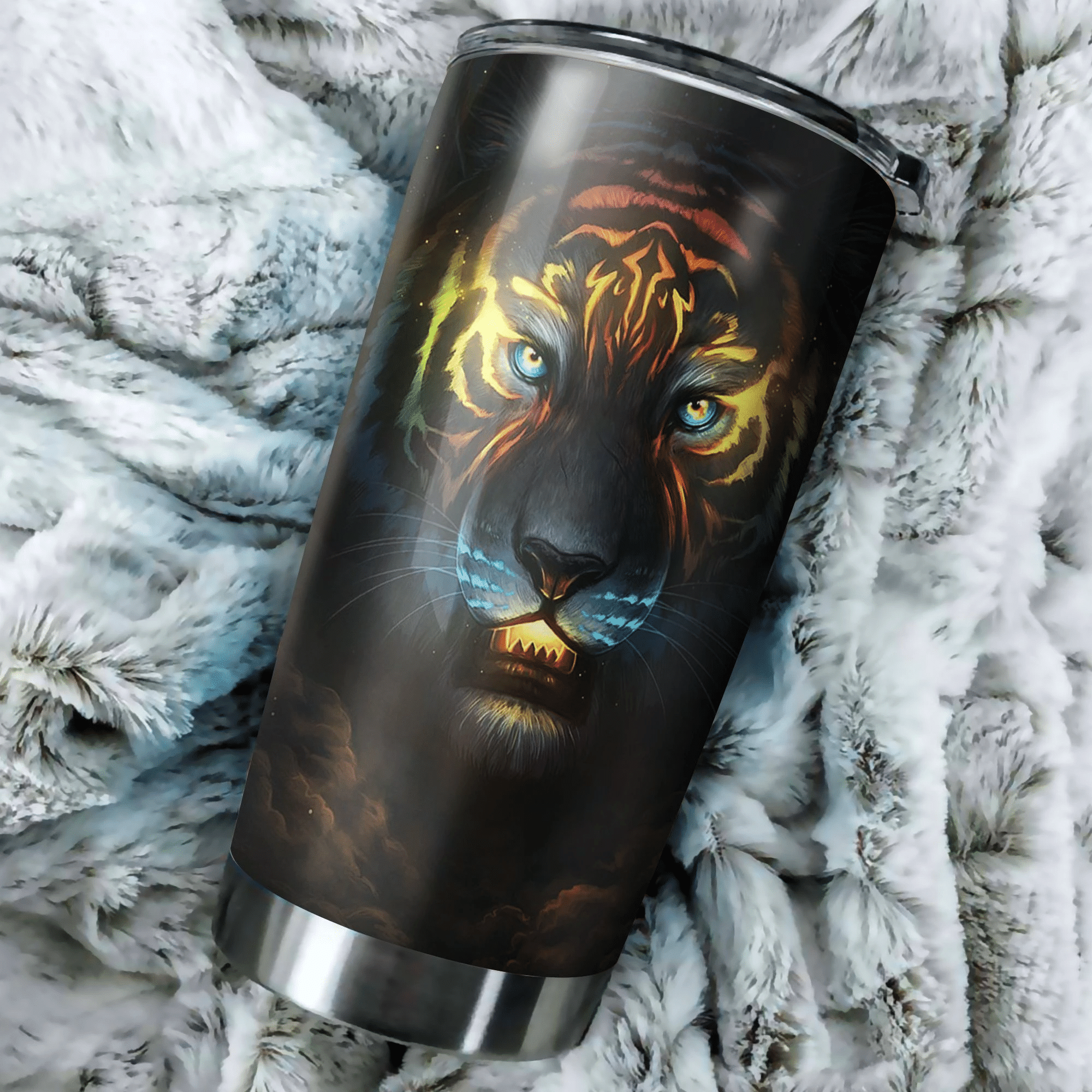 Blueztumbler Tiger Galaxy Stainless Steel  Cup