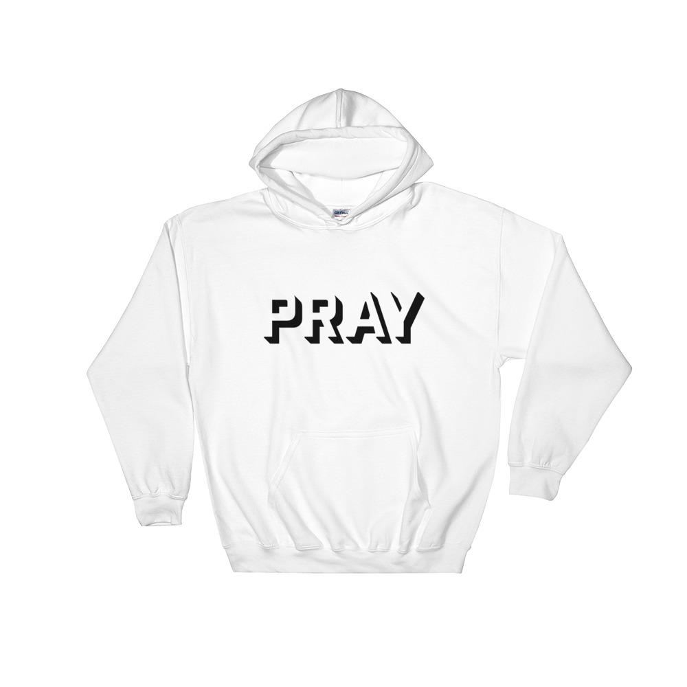 Pray Shadow Hooded Sweatshirt - DaisyFaith