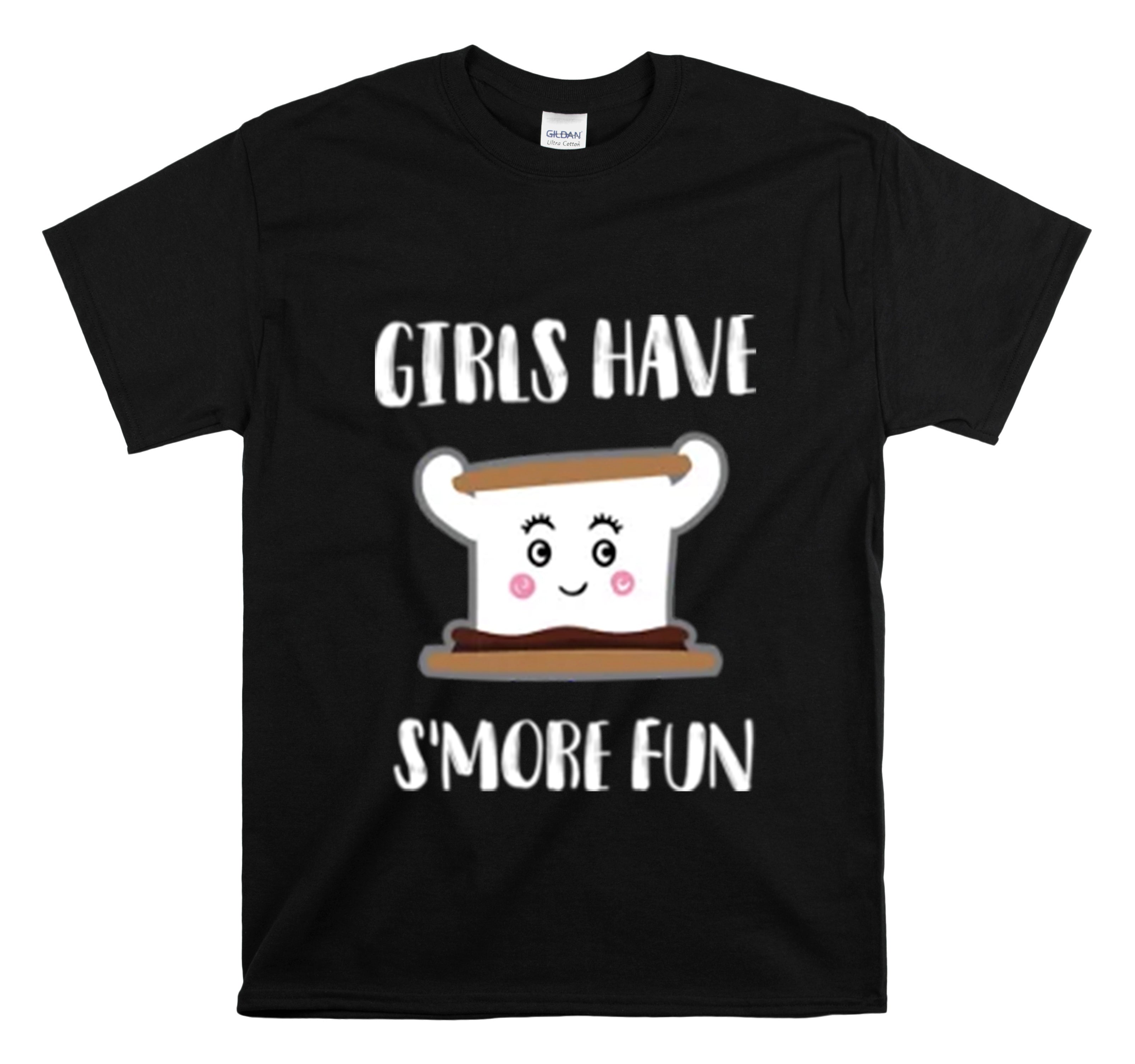 Shirt Funny Girls Have S’More Cool Smores Outdoor Adventure Camping Nature Summer Foodie T-Shirt Unisex Heavy Cotton Tee