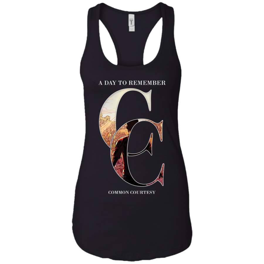 A Day To Remember Common Courtesy Ladies Racerback Tank