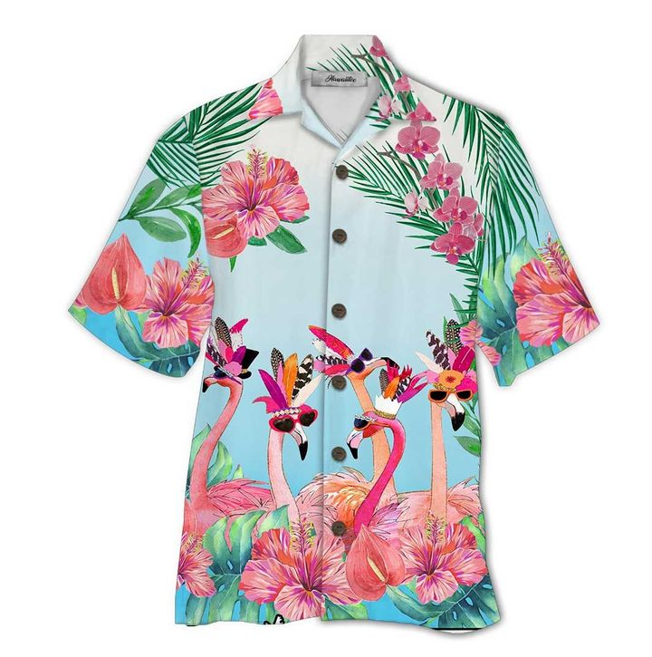 Flamingo Hawaii Shirt Ha49156