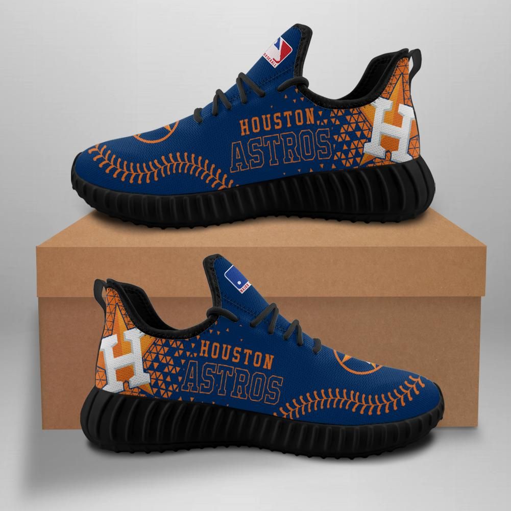 Houston Astros Unisex Sneakers New Sneakers Custom Shoes Baseball Yeezy Boost