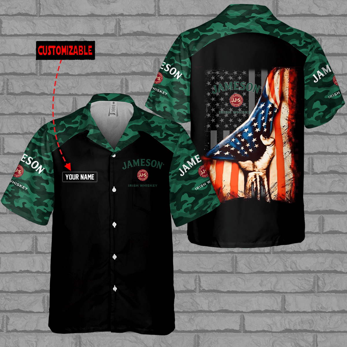 Jms Flag Hawaii Shirt Ha31649