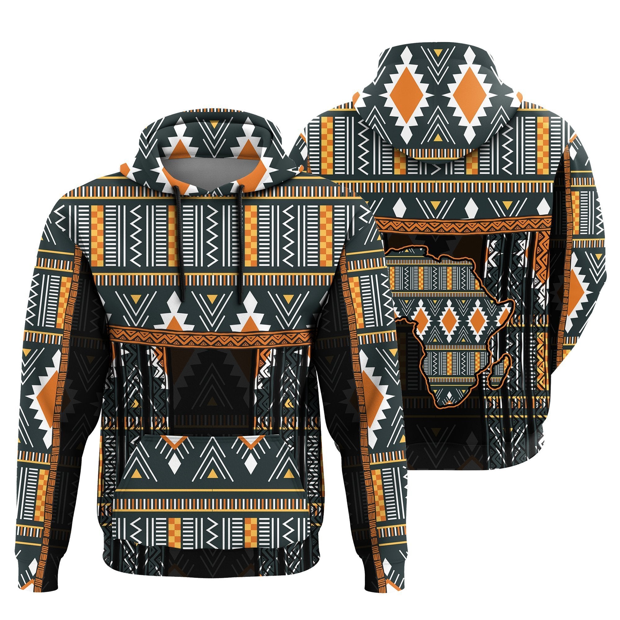 Greek Life Hoodie – Ashanti Geometric Kente Pullover