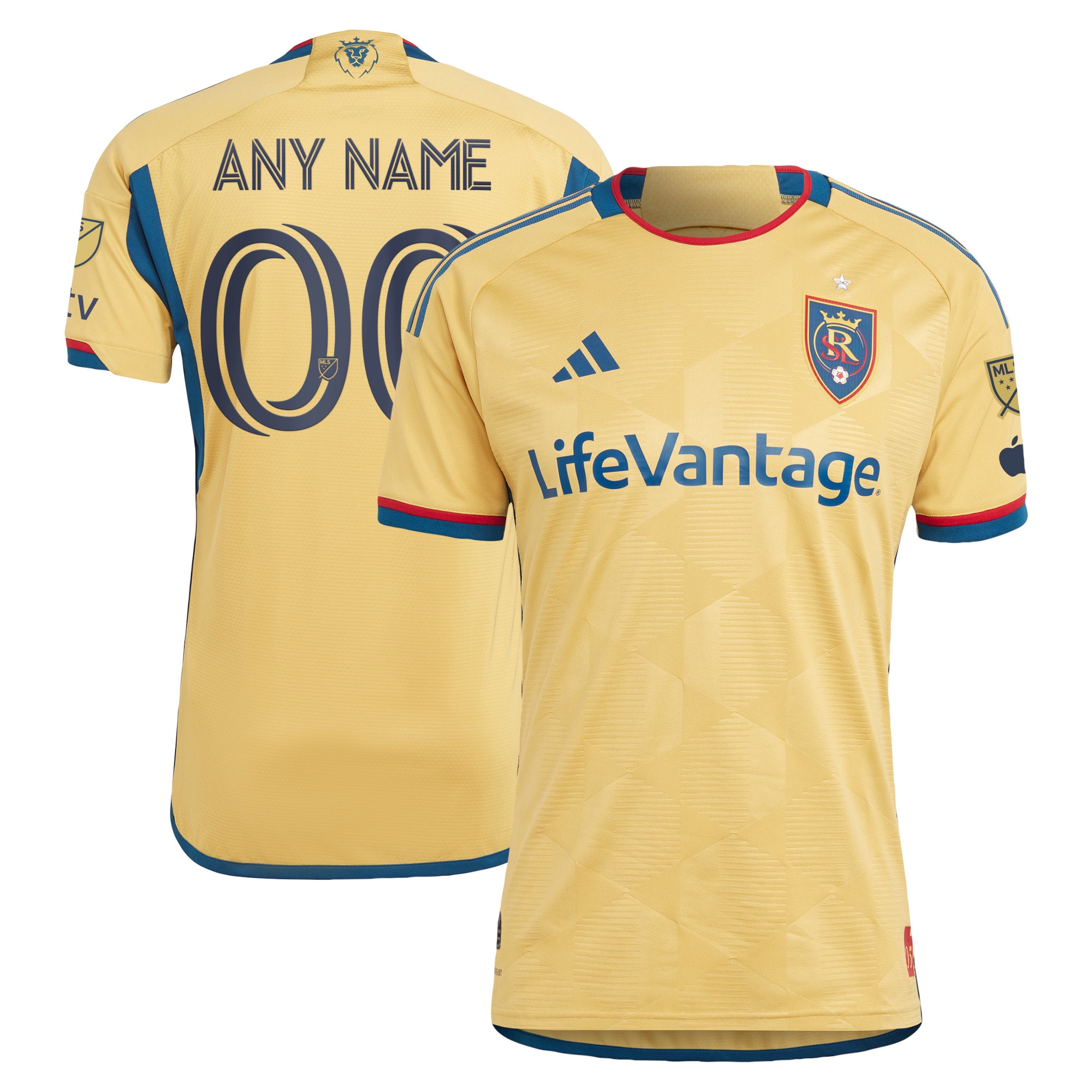 Real Salt Lake 2023 The Beehive State Kit Authentic Custom Jersey – Gold