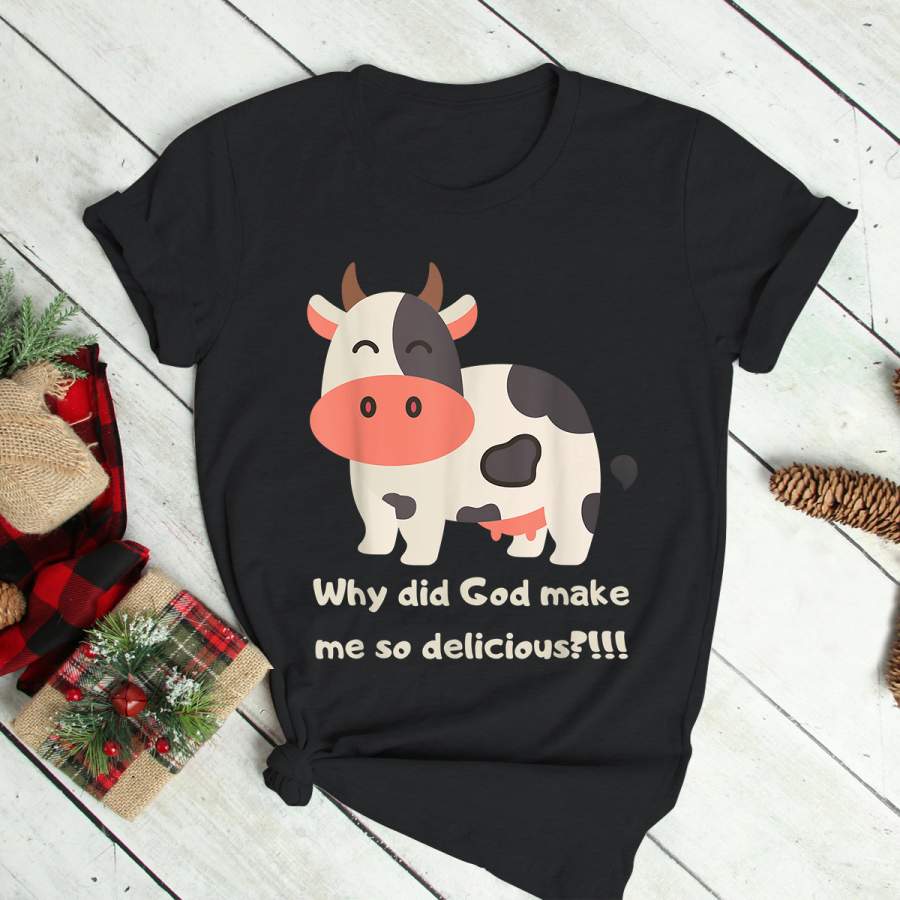 So delicious. Steak Burger Ribs Funny Cow T-Shirt