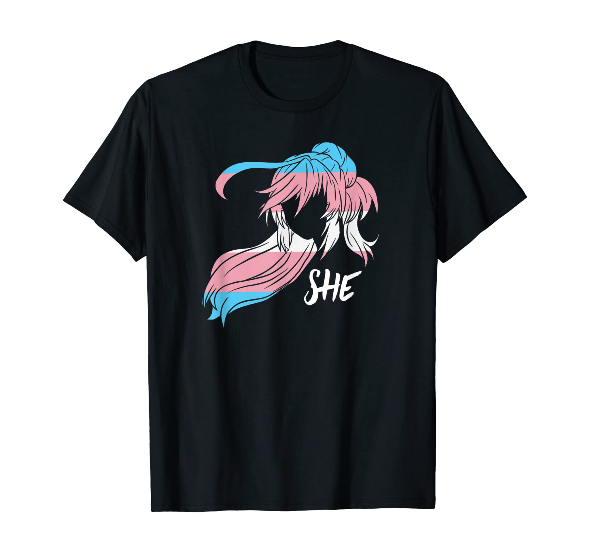 Transgender Anime Shirt – Transwoman Lgbt Trans Flag Pride