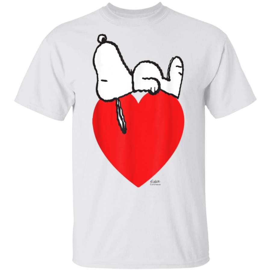 Peanuts Snoopy Heart Valentines Day T-Shirt